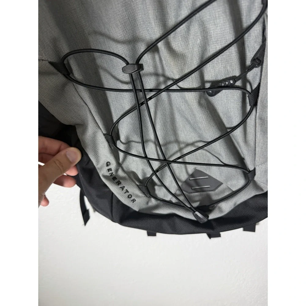 The North Face Unisex Black Gray Generator Backpack Laptop Bag
